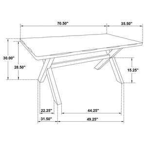 Alston - Rectangular Dining Table - Knotty Nutmeg