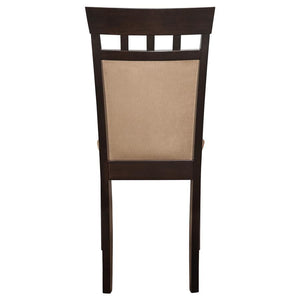 Gabriel - Closed BackSide Chairs (Set of 2) - Cappuccino