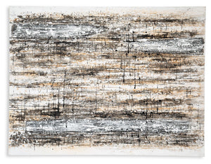 Grateville - Gray / Brown - Wall Art