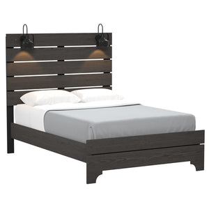 Thompson - Full Bed - Stone Brown