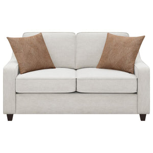 Christine - Upholstered Sloped Arm Sofa Set