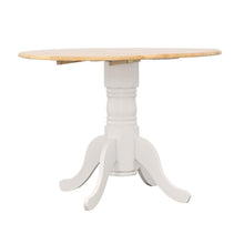 Allison - Round Drop Leaf Extension Dining Table - White