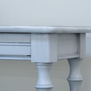 New Haven - Sofa Table With 3 Stools - Oyster Shell