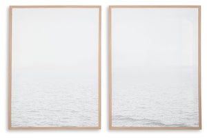 Cashall - Gray - Wall Art Set (Set of 2)