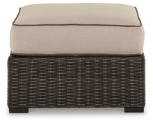 Coastline Bay - Brown - Ottoman With Cushion