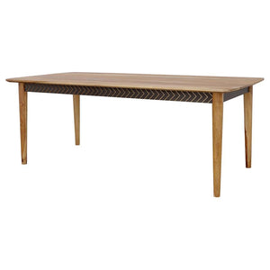 Partridge - Rectangular Dining Table - Natural Sheesham