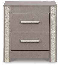 Surancha - Gray - Two Drawer Night Stand