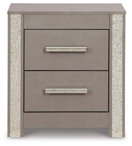 Surancha - Gray - Two Drawer Night Stand