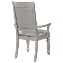 Bling Game - Dining Arm Chair (Set of 2) - Metallic Platinum