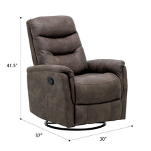 Danyon - Swivel Gliding Recliner - Tawny Brown