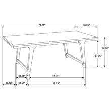 Reynolds - Rectangular Wood Dining Table - Brown Oak