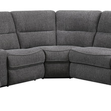 Aurora - 3 Piece Sleeper Sectional - Lunar Gray