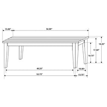 Kingman - Wood Dining Bench - Distressed White