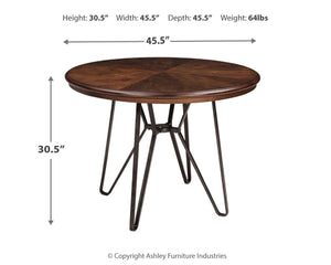 Centiar - Brown - Round Dining Room Table