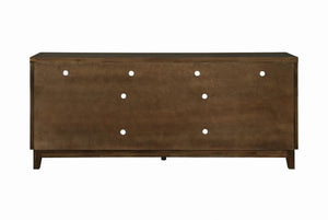 Asher - 2-Door Rectangular TV Console - Rustic Mindy