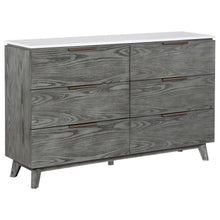 Nathan - 6-Drawer Dresser - Gray