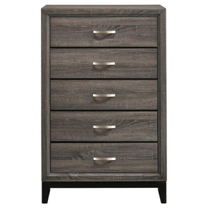 Watson - 5-Drawer Bedroom Chest - Gray Oak