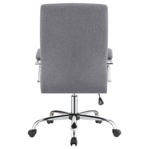 Abisko - Upholstered Adjustable Home Office Desk Chair - Gray