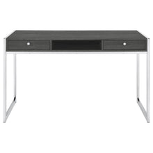 Wallice - 2-Drawer Writing Desk - Weathered Gray