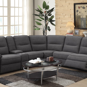 Alberta - 6 Piece Sectional - Charcoal Gray