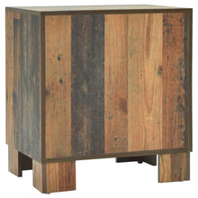 Sidney - 2-Drawer Nightstand - Rustic Pine