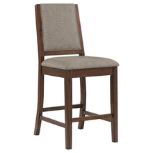 Patterson - Upholstered Counter Chair (Set of 2) - Mango Oak