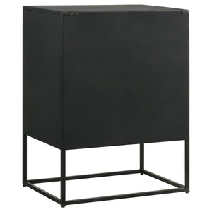 Alcoa - 3-Drawer Multi-Purpose Tall Accent Cabinet - Black