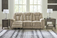 Hindmarsh - Stone - Power Reclining Sofa With Adj Headrest