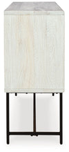 Freyton - White / Gray - Accent Cabinet