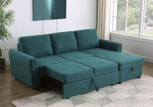 Samantha - Upholstered Storage Sleeper Sectional Sofa