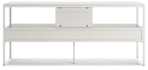 Deznee - White - Large TV Stand