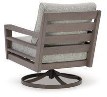 Hillside Barn - Gray / Brown - Swivel Lounge W/ Cushion