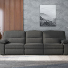 Alberta - 3 Seat Reclining Sofa - Charcoal Gray