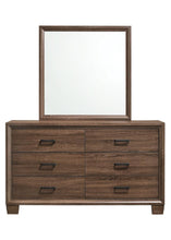 Brandon - 6-Drawer Dresser - Warm Brown