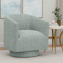 Brylee - Swivel Accent Chair - Baikal Blues