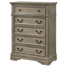 Manchester - 5-Drawer Bedroom Chest - Wheat Brown