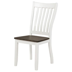 Kingman - Wood Dining Side Chair (Set of 2) - Distressed White