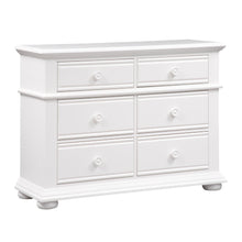 Summer House - 6 Drawer Dresser - White