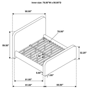 Wren - Upholstered Platform Bed