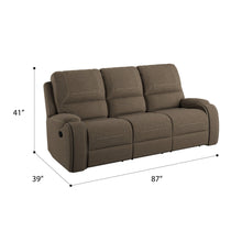 Adrian - Reclining Sofa - Walnut Brown