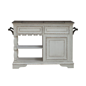 Magnolia Manor - Bar Cart - White