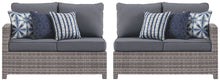 Salem - Gray - Raf / Laf Loveseat W/Cush (Set of 2)