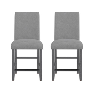 Seneca - Upholstered Barstools (Set of 2) - Walnut Ash