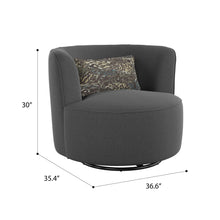 Benzley - Swivel Glider - Graphite