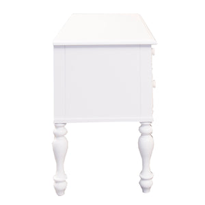 Summer House - Wood Vanity Desk - White