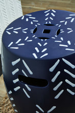 Genemore - Navy / White - Stool