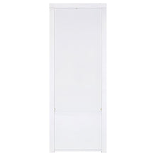 Jude - 3-Shelf Engineered Wood Media Tower - High Gloss White