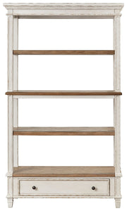 Realyn - Brown / White - Bookcase