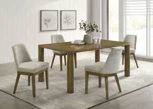 Castlewood - Rectangular Wood Dining Table - Brown Oak