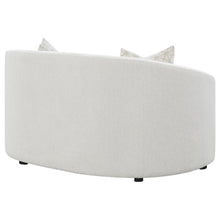 Rainn - Boucle Upholstered Sloped Arm Loveseat - Latte